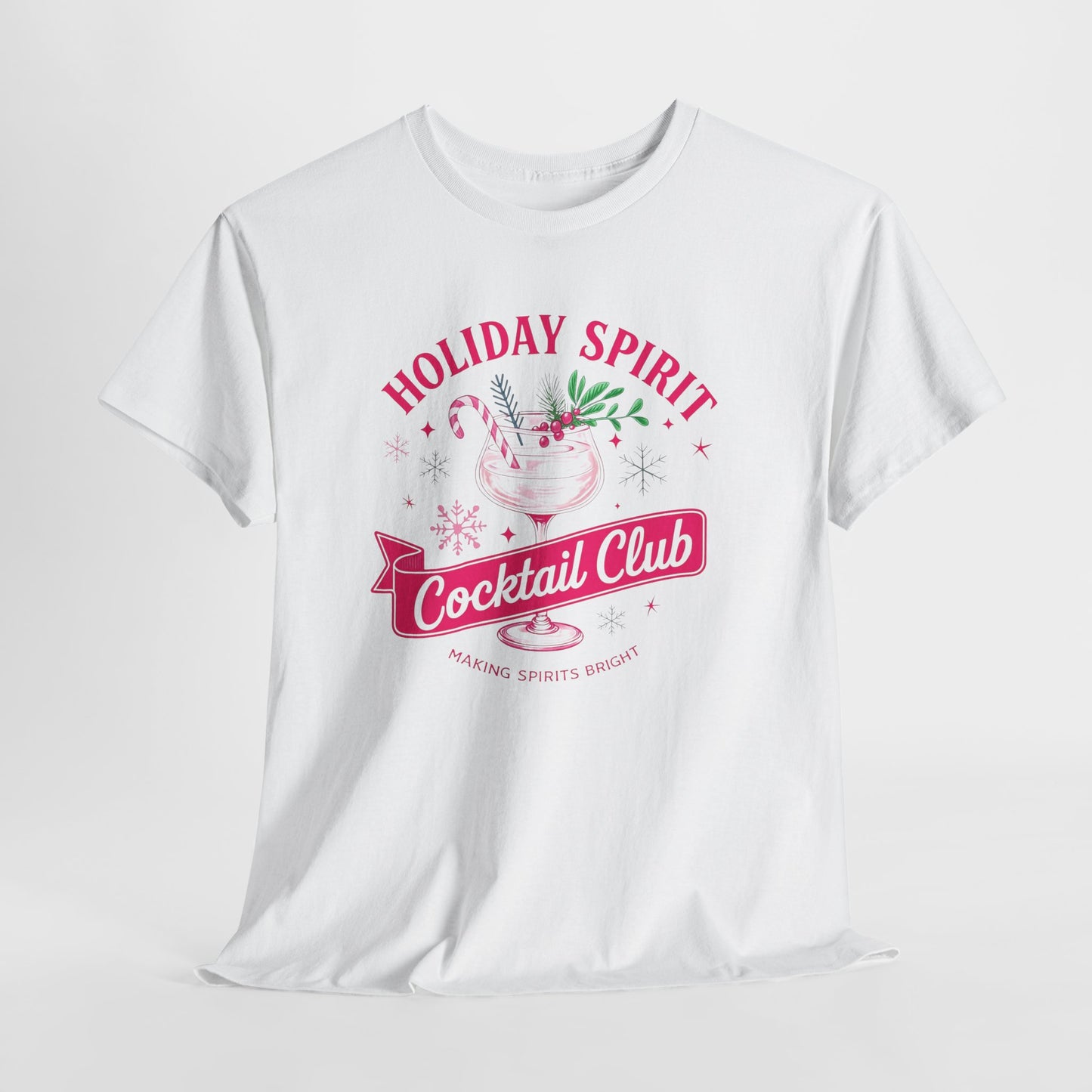 Holiday Spirit Cocktail Club Tee