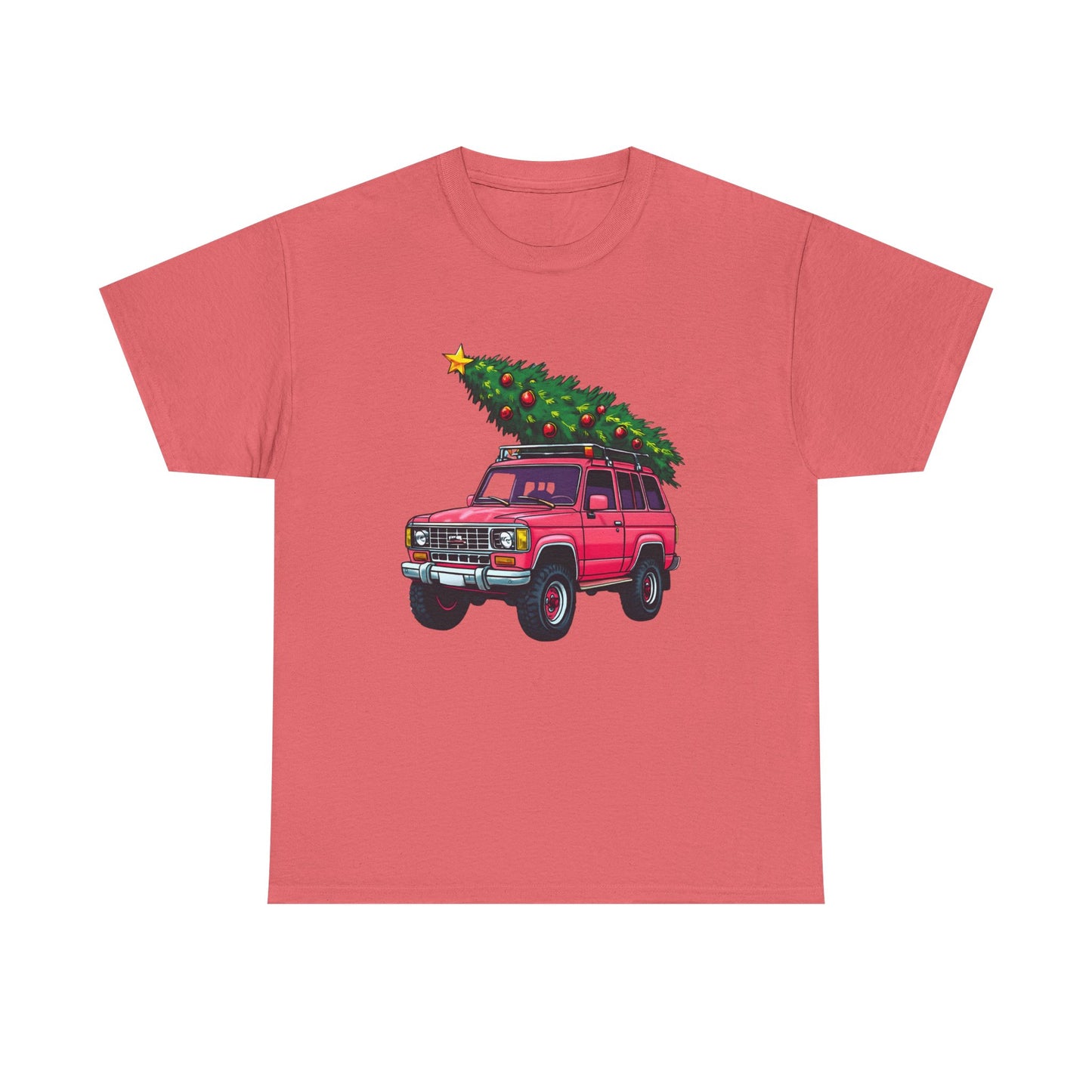 Pink SUV Christmas Tree Tee