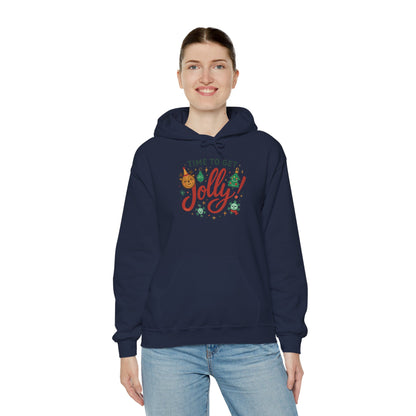Holiday 'Time to Get Jolly' Hoodie — Christmas Sweatshirt