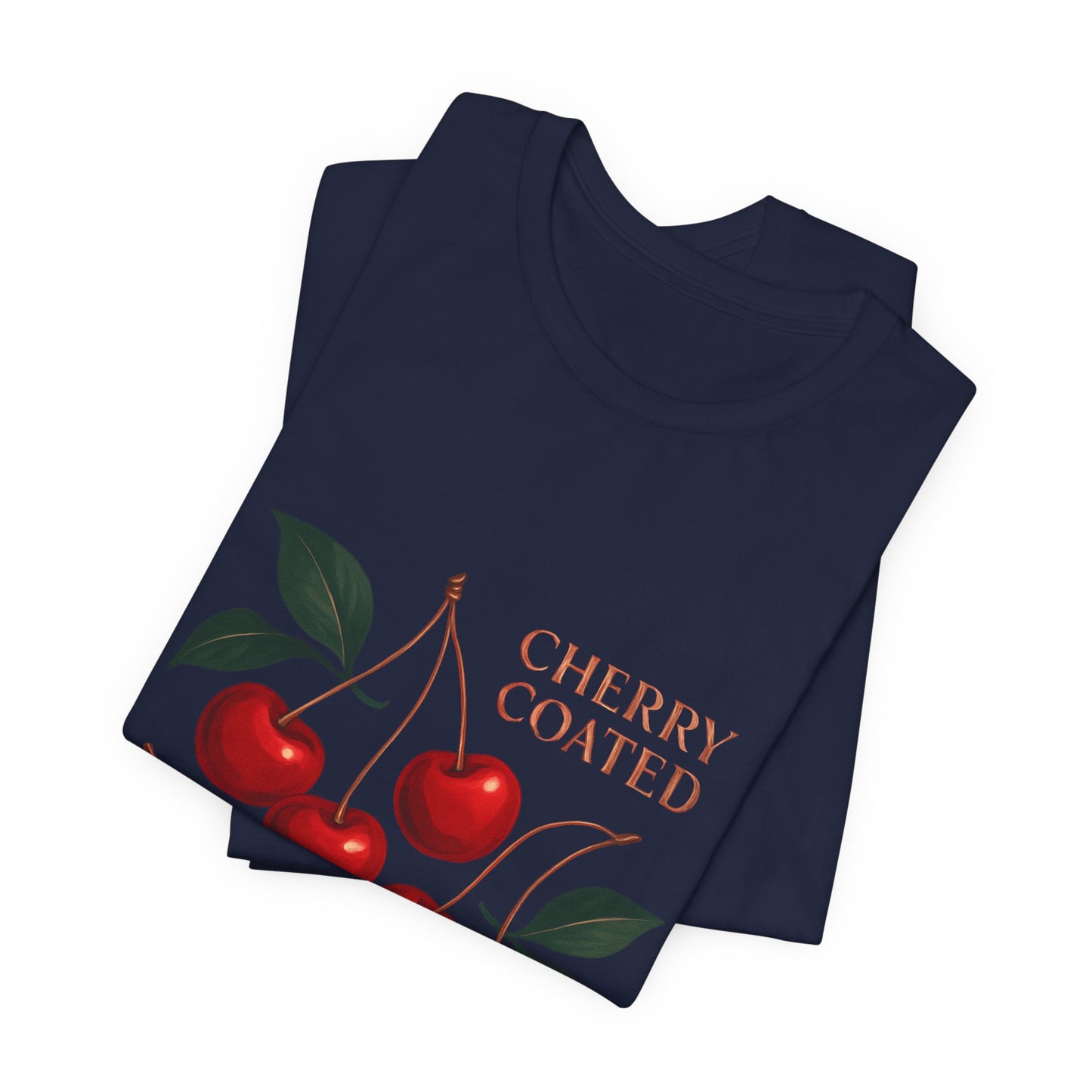 Cherry Coated Tee — Vintage Cherry Graphic T-Shirt