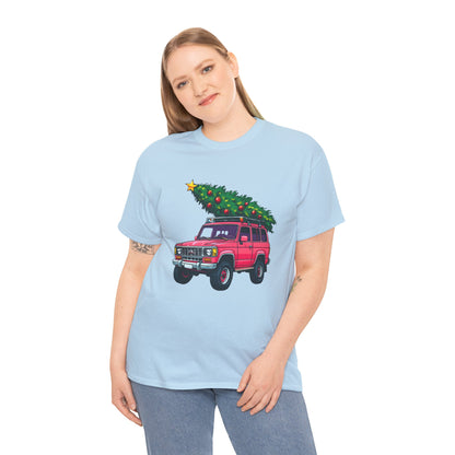 Pink SUV Christmas Tree Tee