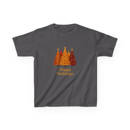 Dino Happy Holidays Tee - Festive Dinosaur Christmas Shirt