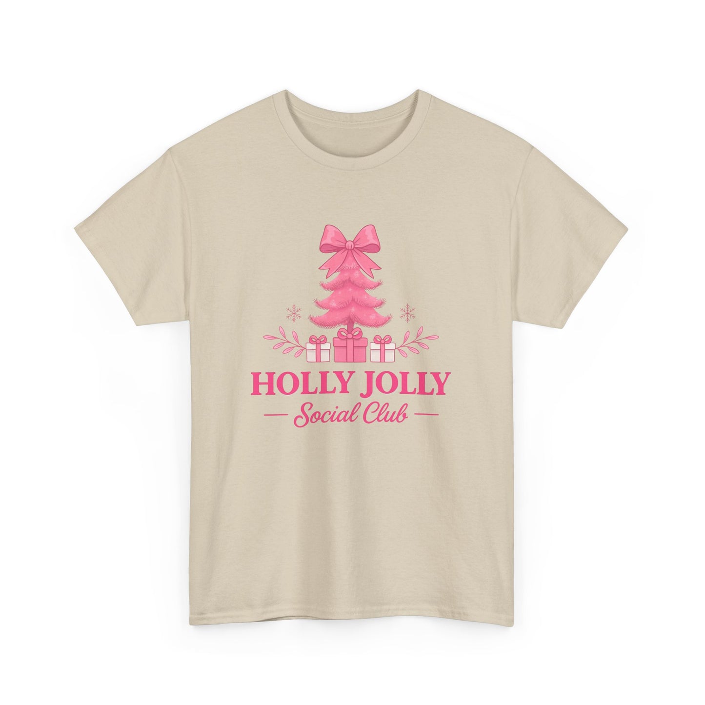 Holly Jolly Pink Tree Tee
