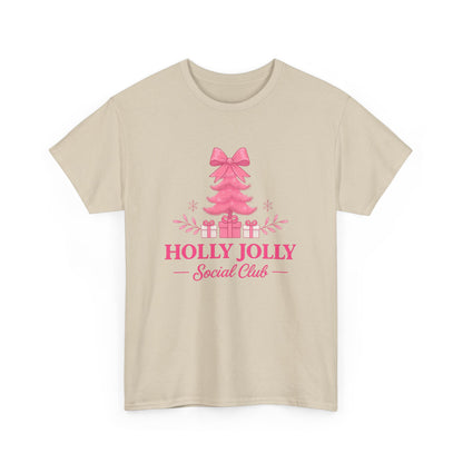 Holly Jolly Pink Tree Tee