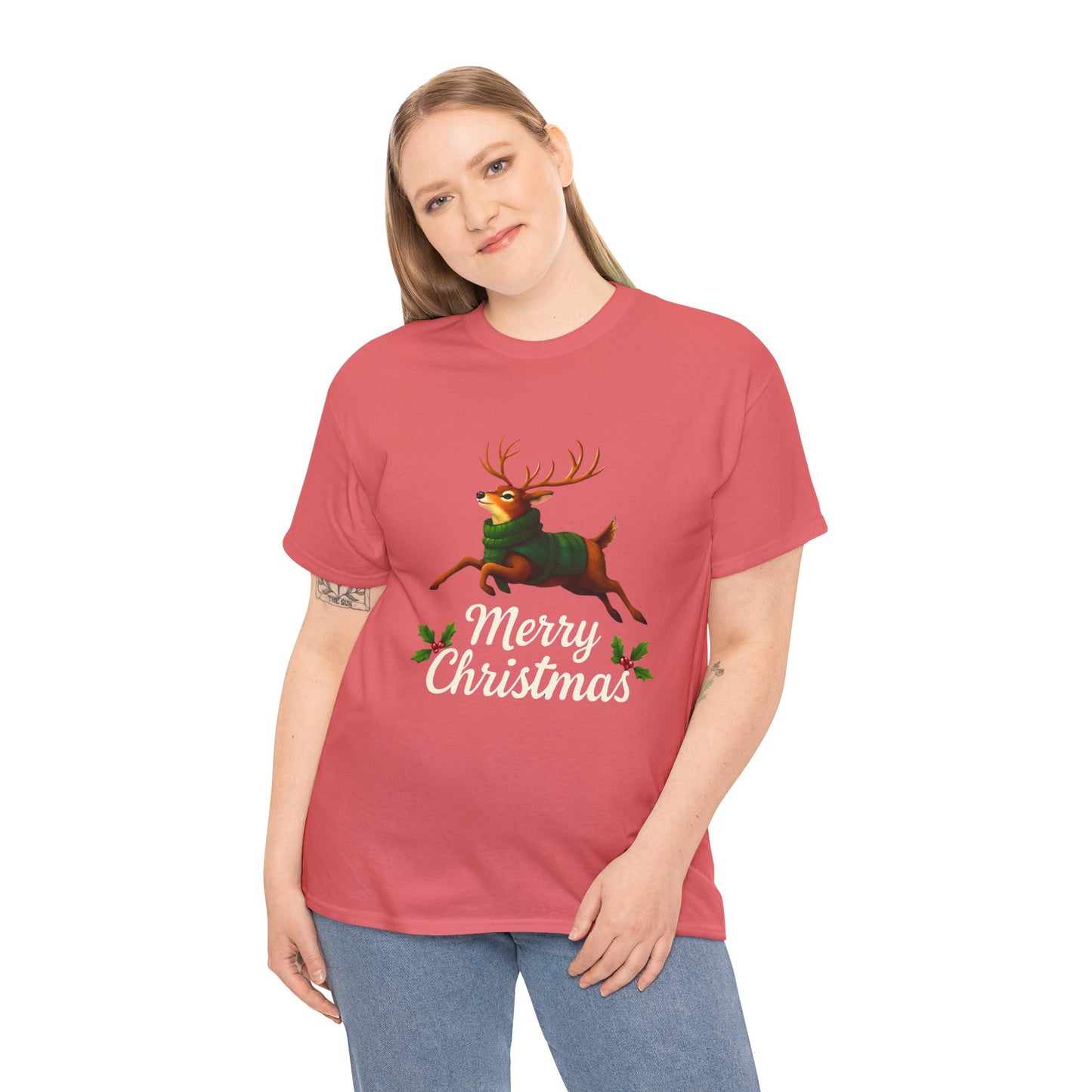 Merry Christmas Reindeer Tee
