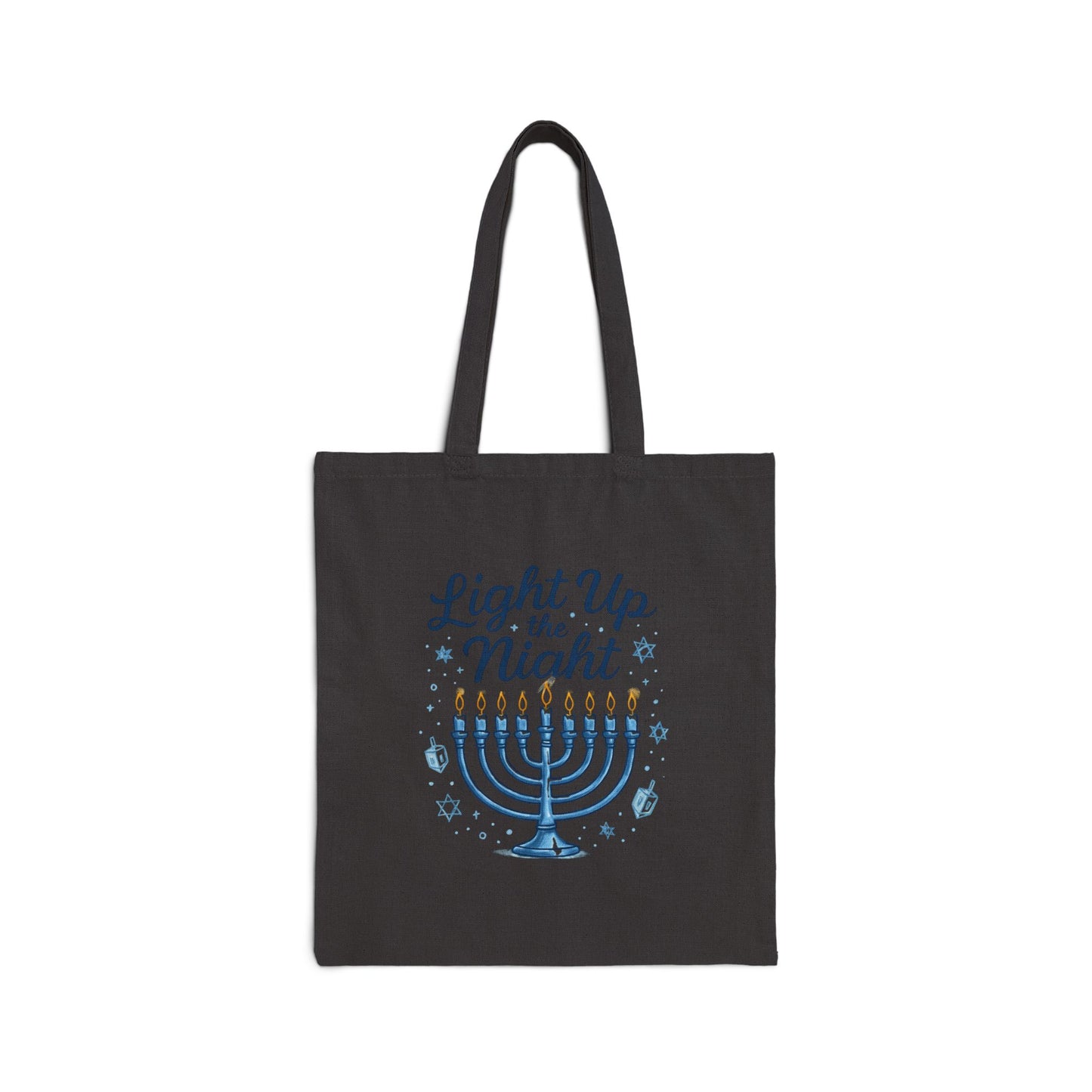 Let’s Light Up the Sky Hanukkah Tote Bag