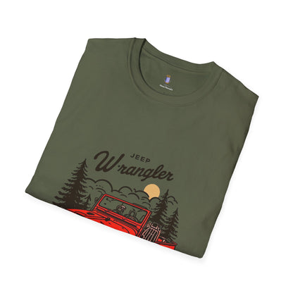 Jeep Wrangler Adventure Tee, Summer T-Shirt, Outdoor Enthusiast Gift, Camping Shirt, Road Trip Apparel, Vintage Jeep Design
