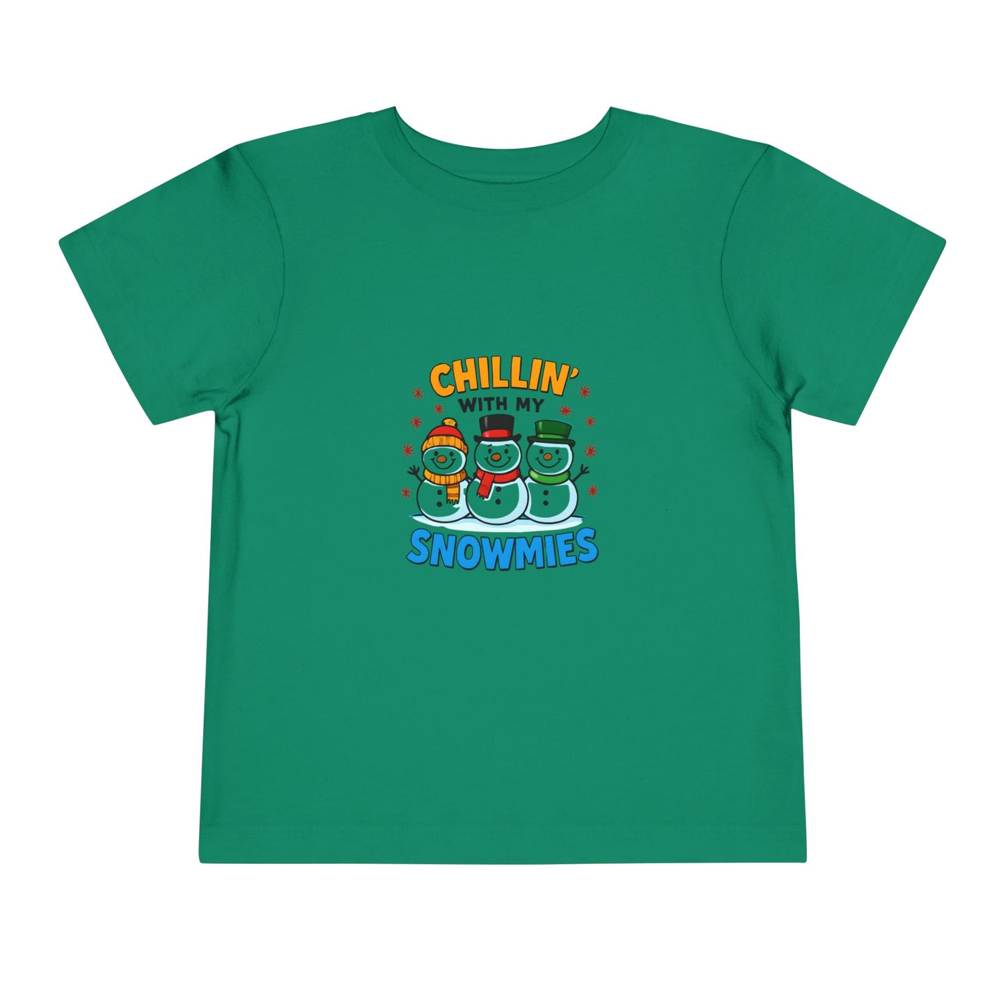 Chillin' with My Snowmies Toddler Christmas Tee