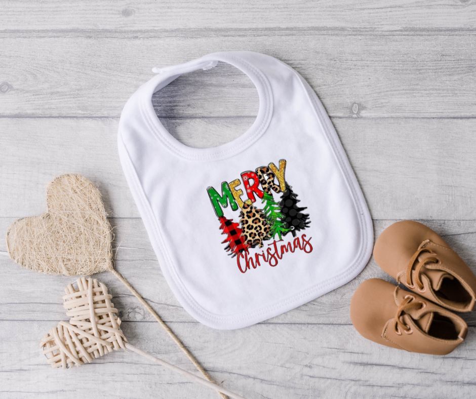 Merry Christmas Trees 2 Bib