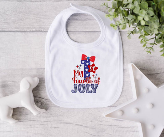 My 1st Fourth of July Bib