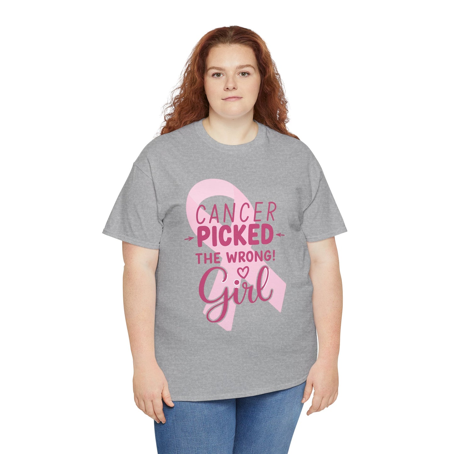 Cancer: The Wrong Picked Girl - Pink Ribbon Tee