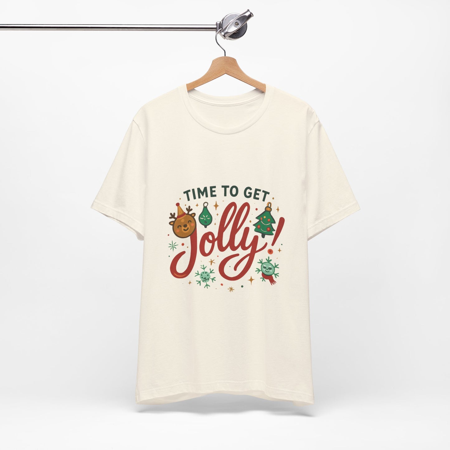 Time to Get Jolly! Christmas Tee — Festive Holiday Graphic T-Shirt