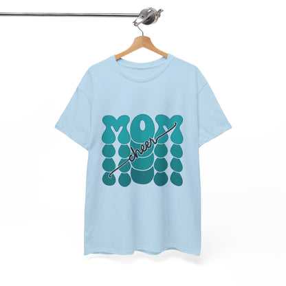 MOM Cheer – Turquoise Spirit Tee