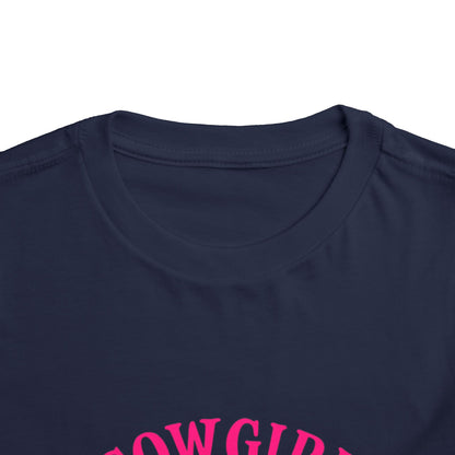 Cowgirl Christmas Club Tee - Pink Retro Holiday Shirt