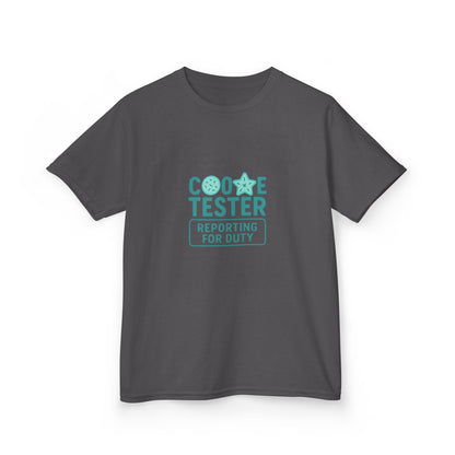 Cookie Tester Dinosaur Christmas Kids Tee