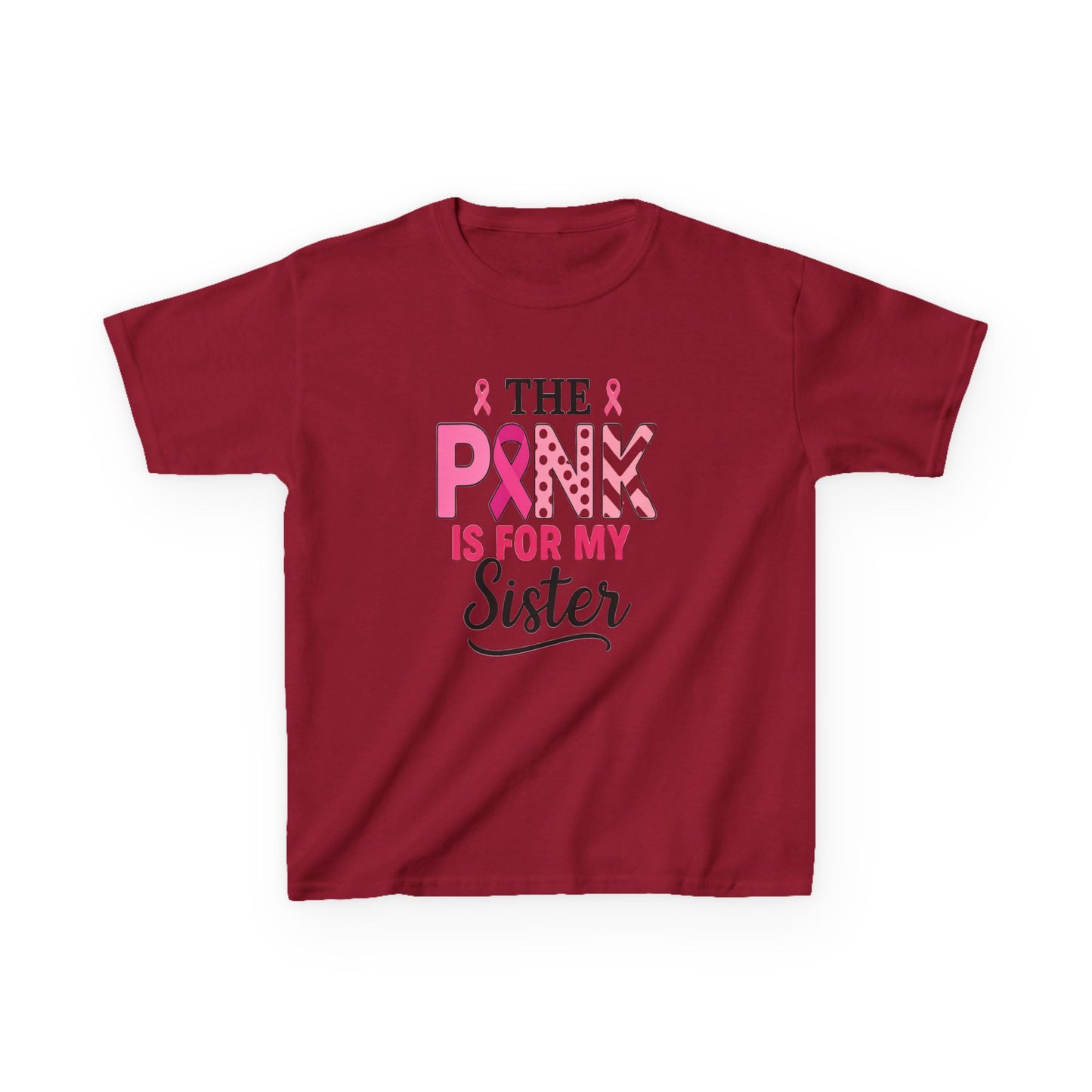 Pink Ribbon Sister Tee: Breast Cancer Awareness Gift