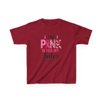 Pink Ribbon Sister Tee: Breast Cancer Awareness Gift