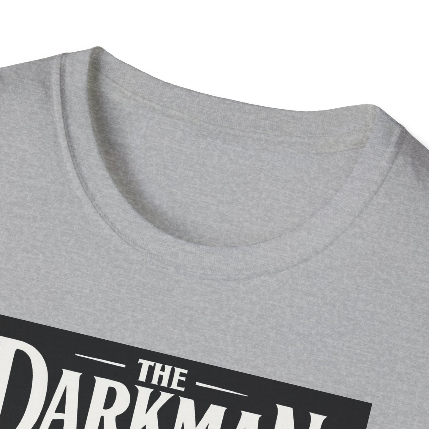 Darkman Graphic T-Shirt, Unisex Softstyle Tee, Edgy Apparel, Casual Wear, Halloween Costume, Gift for Him/Her