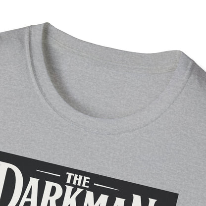 Darkman Graphic T-Shirt, Unisex Softstyle Tee, Edgy Apparel, Casual Wear, Halloween Costume, Gift for Him/Her