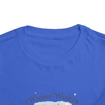 Winter Wishes Cottage Christmas Tee - Toddler Holiday