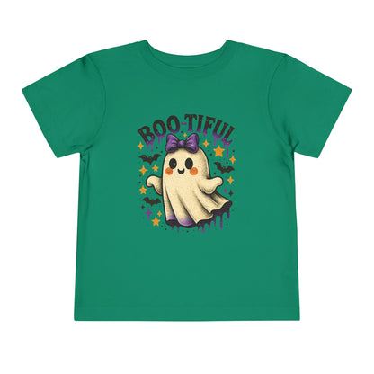 Boo-tiful Ghost Halloween Toddler Tee