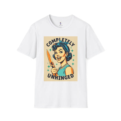 Unhinged Vintage Graphic T-Shirt | Funny Gift, Quirky Style, Unique Statement Tee, Casual Wear, Gift for Friends