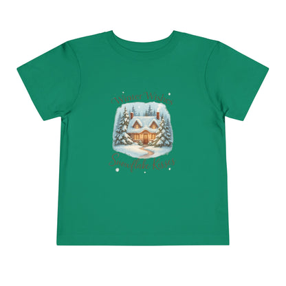 Winter Wishes Cottage Christmas Tee - Toddler Holiday
