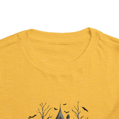 Spooky Halloween House Toddler Christmas Tee