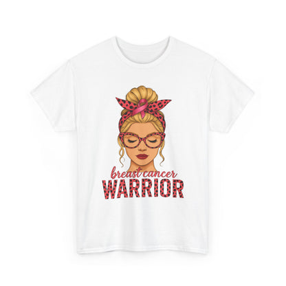 Camiseta de guerrera contra el cáncer de mama - Apoyo del lazo rosa