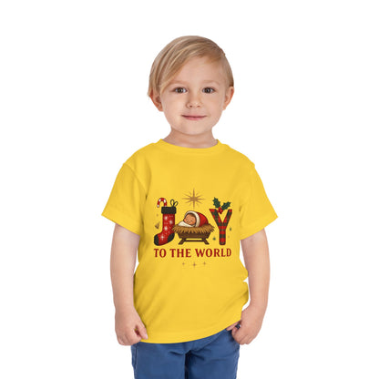 Joy to the World Toddler Christmas Tee