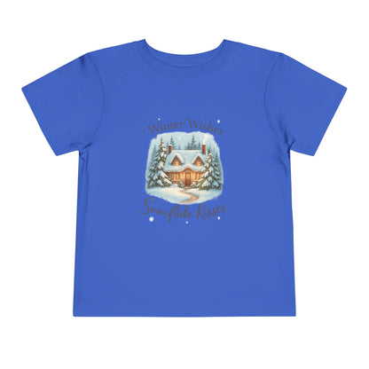 Winter Wishes Cottage Christmas Tee - Toddler Holiday