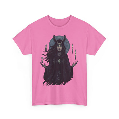 Moonlit Sorceress – Enchanted Candlelight Tee