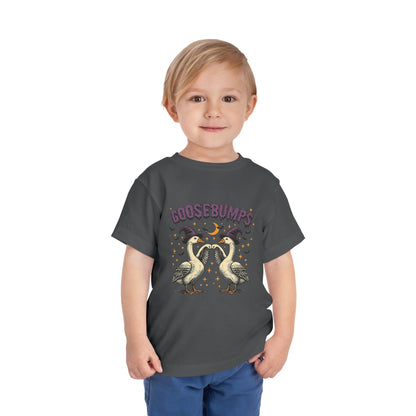 Goosebumps Halloween Toddler Tee - Funny Spooky Xmas