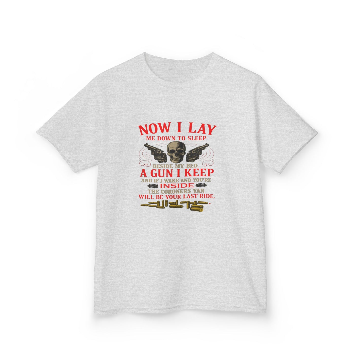 Now I Lay Me Down to Sleep - Dinosaur Skull Tee