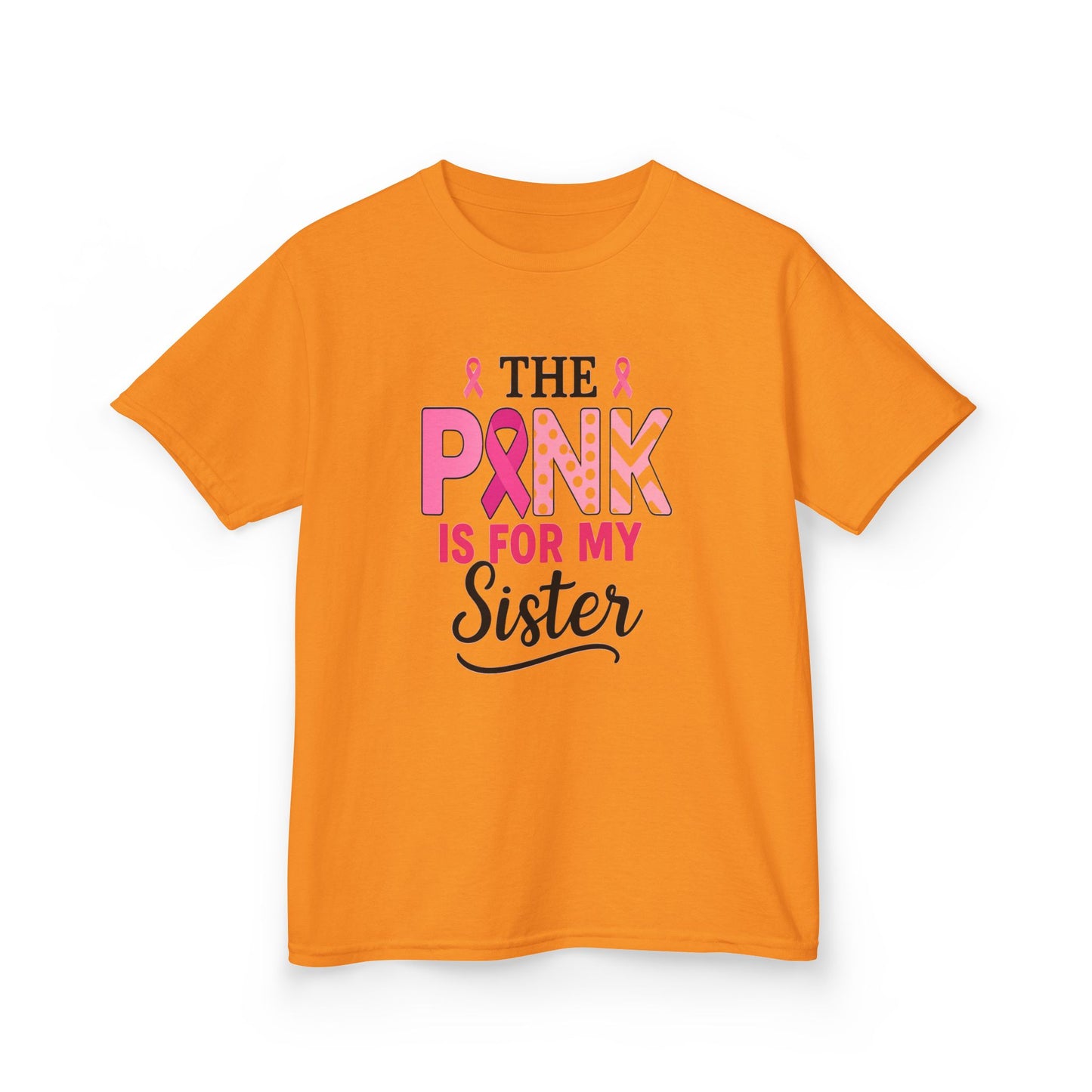 Pink Ribbon Sister Tee: Breast Cancer Awareness Gift