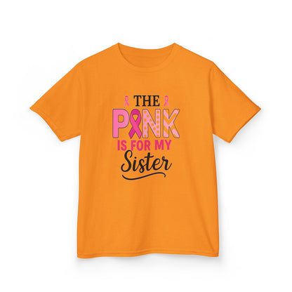 Pink Ribbon Sister Tee: Breast Cancer Awareness Gift