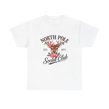 North Pole Social Club Reindeer Tee