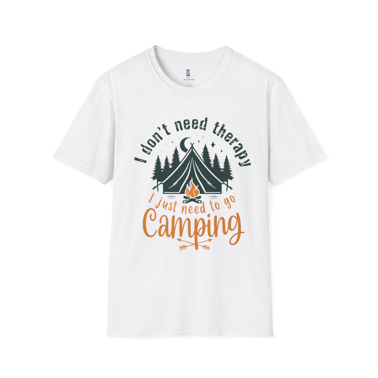 Camping Therapy Unisex T-Shirt | Outdoor Enthusiast Gift | Nature Lover Tee | Adventure Shirt | Camping Apparel