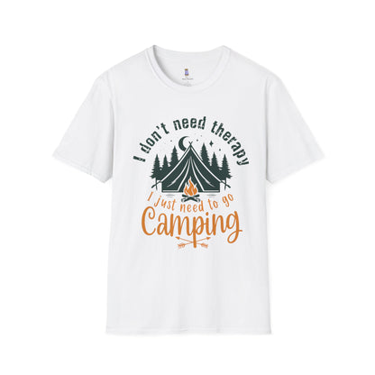 Camping Therapy Unisex T-Shirt | Outdoor Enthusiast Gift | Nature Lover Tee | Adventure Shirt | Camping Apparel