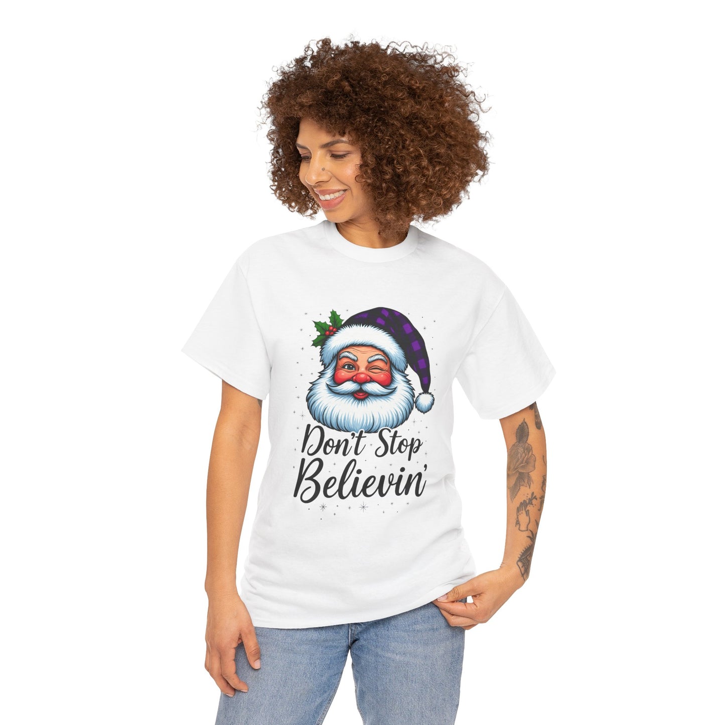 Santa's Hope: Don't Stop Believin' Holiday Tee