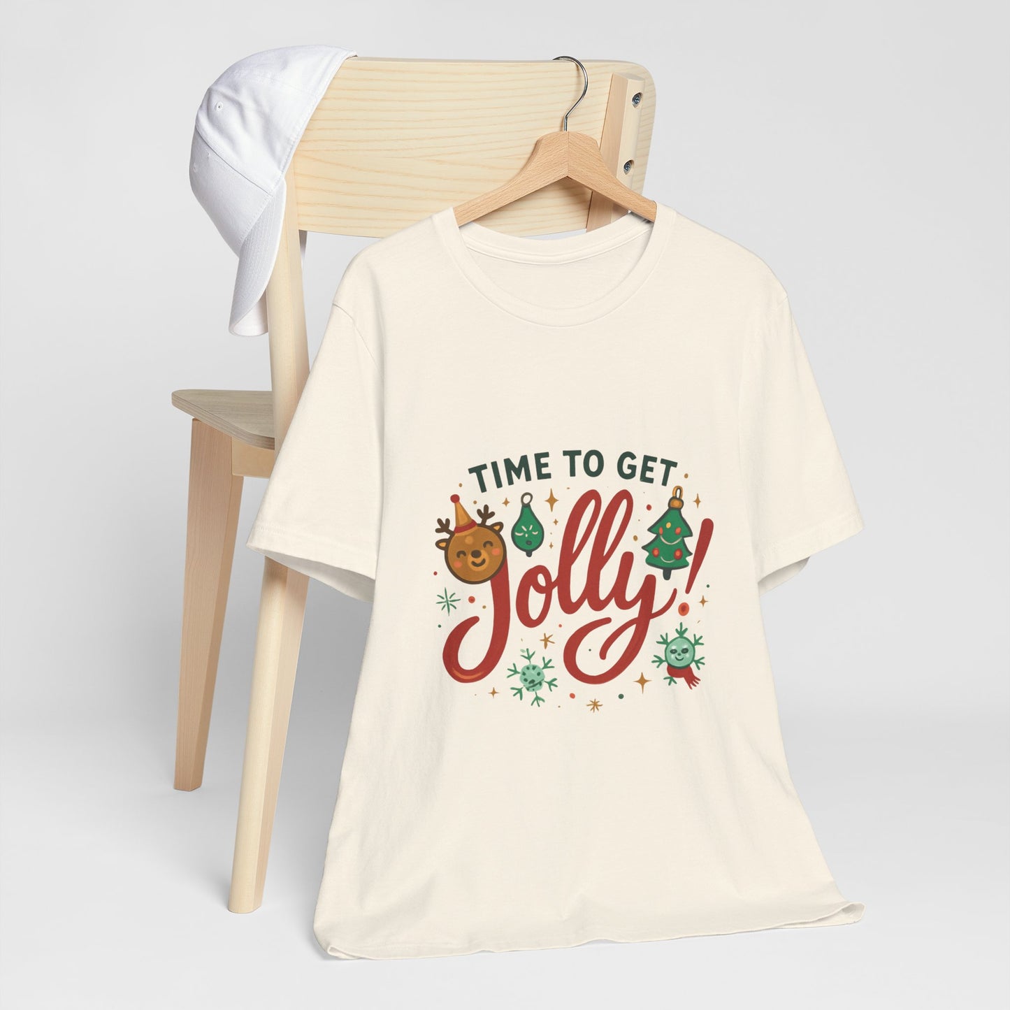 Time to Get Jolly! Christmas Tee — Festive Holiday Graphic T-Shirt