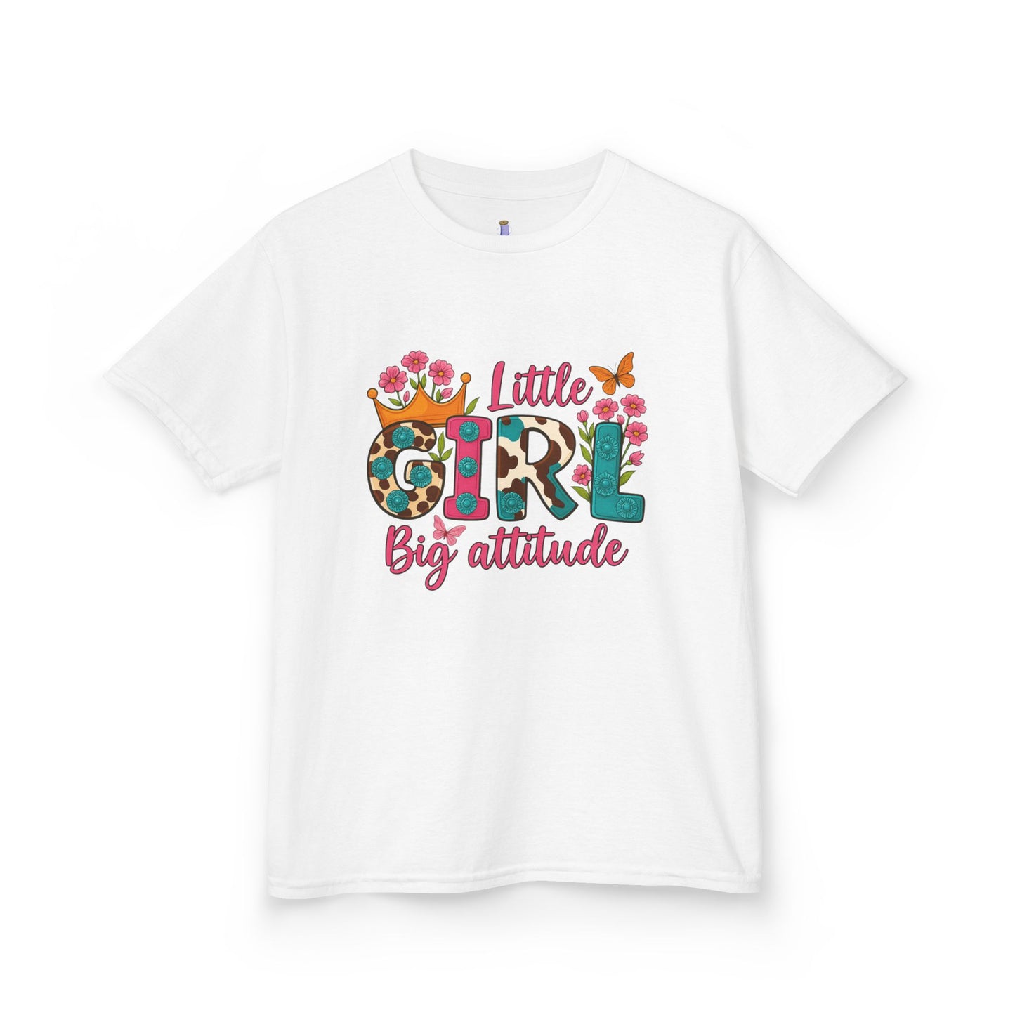 Little Girl Big Attitude Tee - Fun Kids Shirt, Birthday Gift, Casual Outfit, Girls Fashion, Playtime Wear