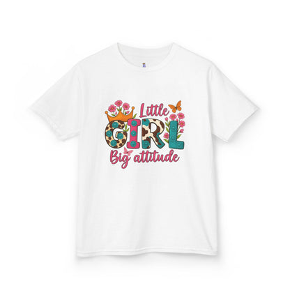 Little Girl Big Attitude Tee - Fun Kids Shirt, Birthday Gift, Casual Outfit, Girls Fashion, Playtime Wear
