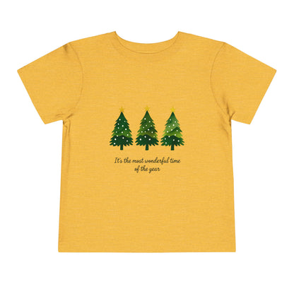 Watercolor Christmas Trees Toddler Tee