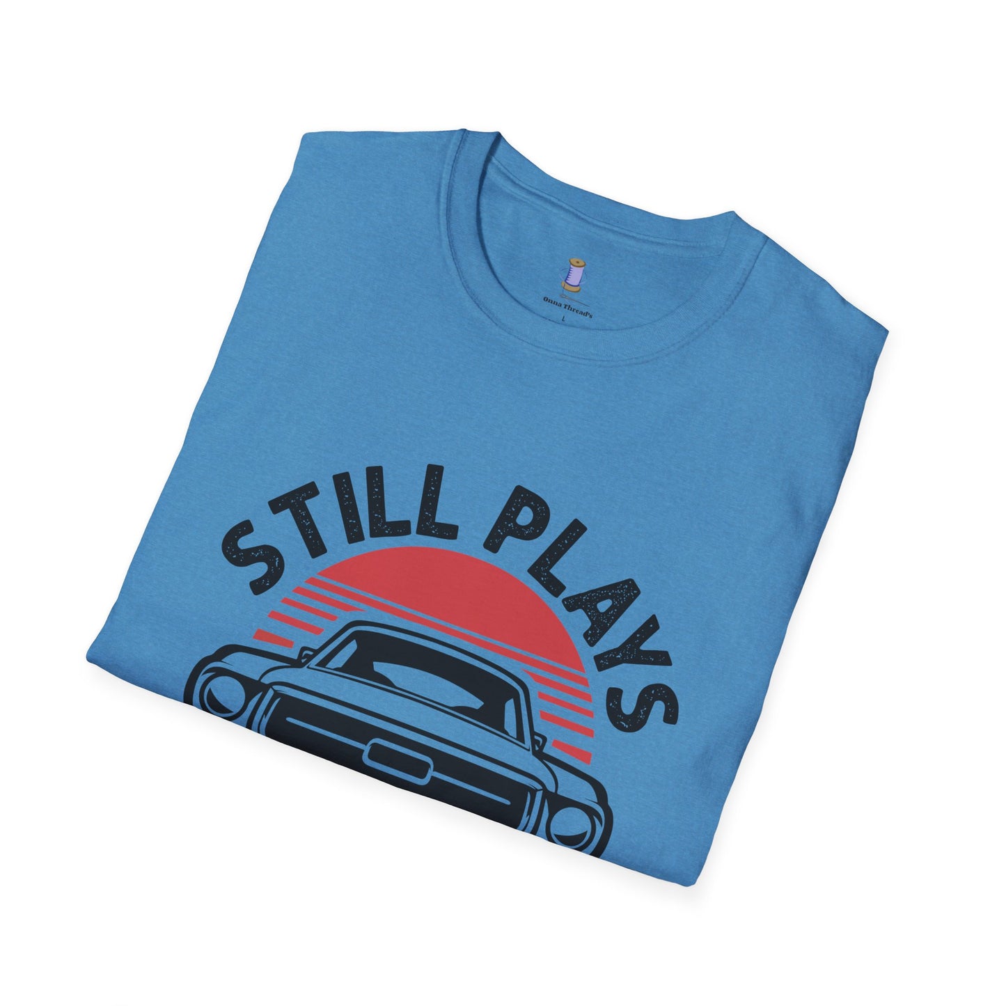 Retro Car Enthusiast T-Shirt, Still Plays with Cars Tee, Gift for Men, Vintage Auto Lover Shirt, Casual Wear, Birthday Present