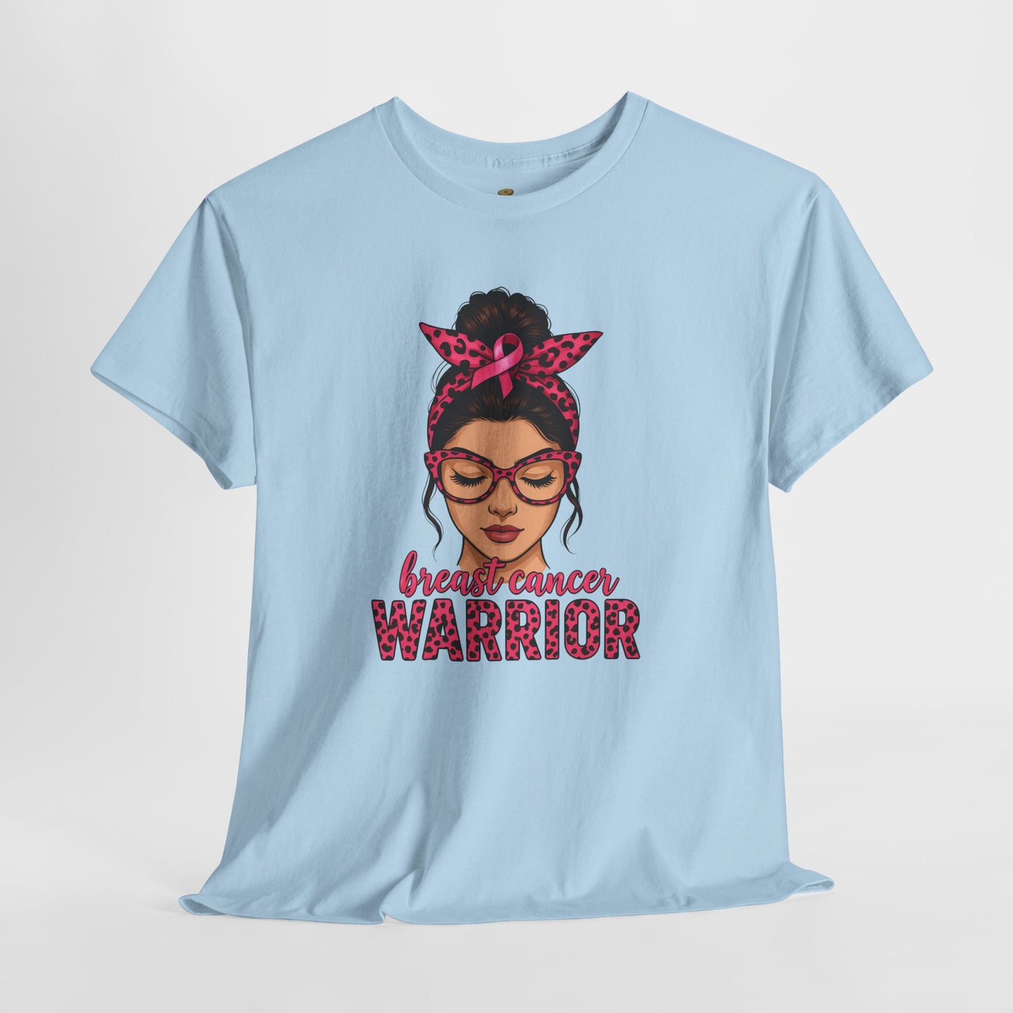 Breast Cancer Warrior Tee, Inspirational T-Shirt for Survivors, Supportive Gift for Cancer Awareness Events, Unisex Cotton Top, [...]