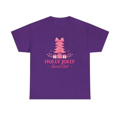 Holly Jolly Pink Tree Tee