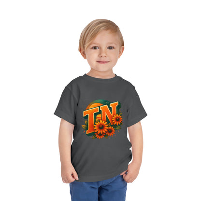 Toddler Tee Sunflower Sunset Design