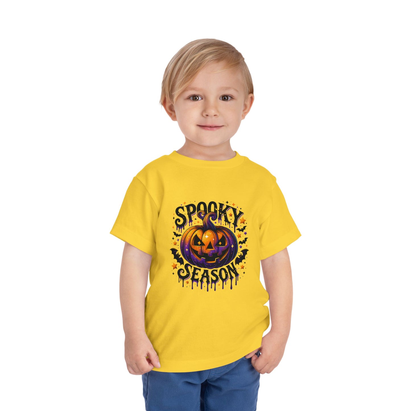 Spooky Season Jack-o'-Lantern Toddler Tee