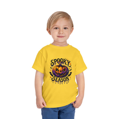 Spooky Season Jack-o'-Lantern Toddler Tee